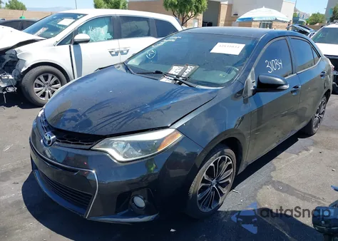 2014 Toyota Corolla S Plus из США, поврежденный, VIN 5YFBURHE4EP068641